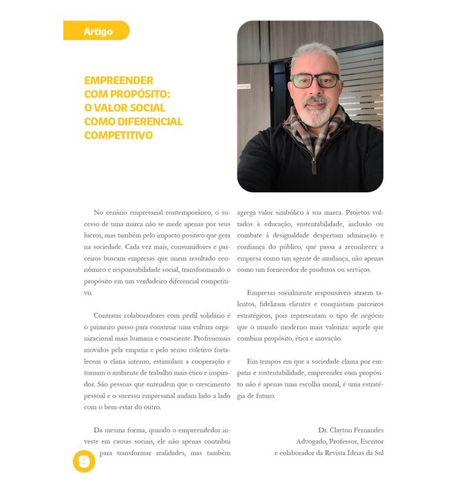 Empreender com propósito -  O valor social como diferencial competitivo